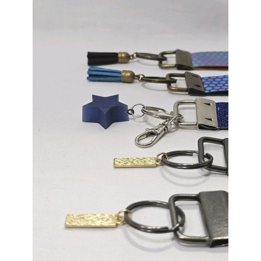 Lot Of 5 Country Blessings Colorful Fun faux leather key fob‎ wristlets Sparkle